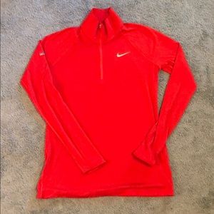 Red, Nike Dri-Fit MLB Quarterzip